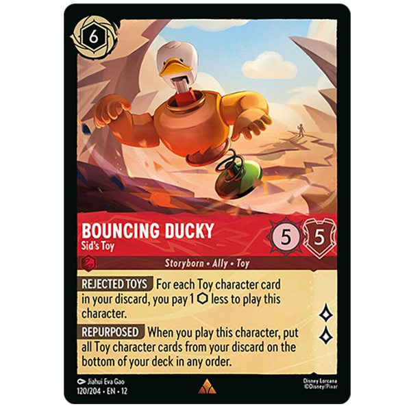 Disney Lorcana TCG - Bouncing Ducky Sid's Toy - 120/204