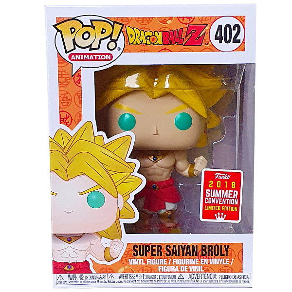 Dragon Ball Z - Super Saiyan Broly SDCC 2018 Exclusive Pop! Vinyl Figure