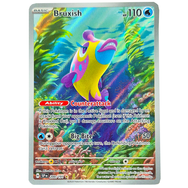 POKÉMON TCG - Bruxish Illustration Rare - 200/191