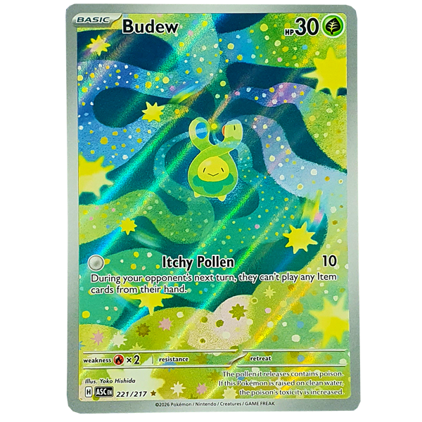 POKÉMON TCG - Budew Illustration Rare - 221/217