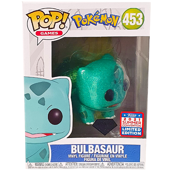 Pokemon - Bulbasaur Diamond Glitter FunKon SDCC 2021 Exclusive Pop! Vinyl Figure