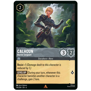 Disney Lorcana TCG - Calhoun Marine Sergeant - 191/204 - Rare