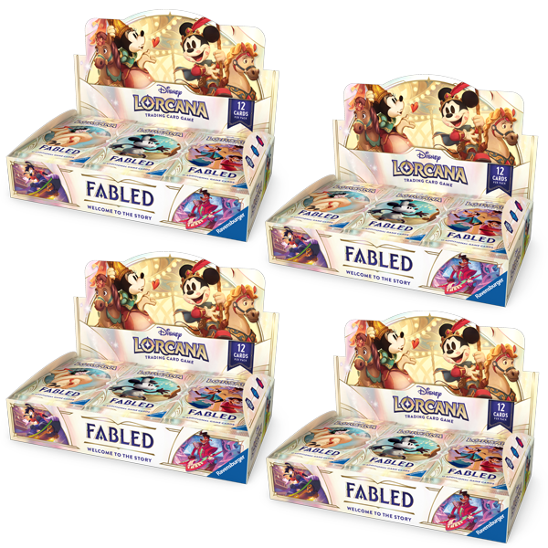 PRE-ORDER - Disney Lorcana TCG - Fabled - Sealed Case (4x Booster Box) - PRE-ORDER - Free Shipping in Australia