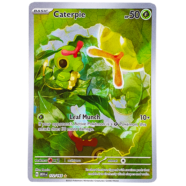 rare caterpie card POKÉMON TCG - Caterpie Illustration Rare