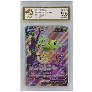 POKÉMON TCG - Celebi Alternate Art V Ultra Rare - 245/264 - CGA Graded 9.5