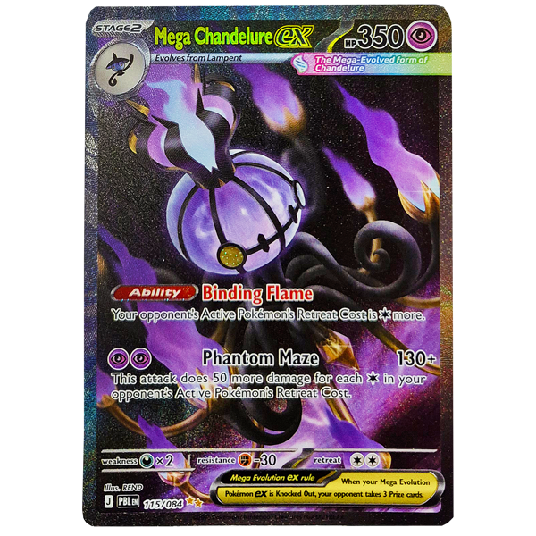 POKÉMON TCG - Mega Chandelure ex Special Illustration Rare - 115/084