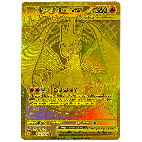 POKÉMON TCG - Mega Charizard Y ex Mega Hyper Rare - 294/217