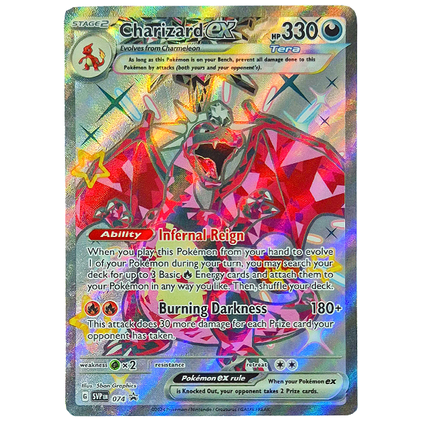 POKÉMON TCG - Charizard EX Black Star Promo - 074