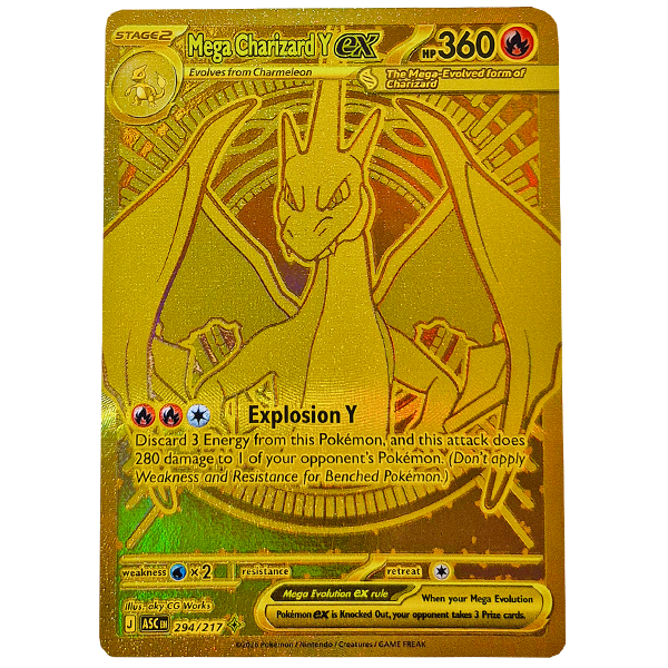 POKÉMON TCG - Mega Charizard Y ex Mega Hyper Rare - 294/217