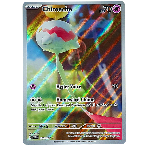 POKÉMON TCG - Chimecho Illustration Rare - 179/167