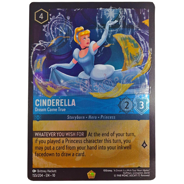 Disney Lorcana TCG - Cinderella Dream Come True - 155/204 - Cold Foil