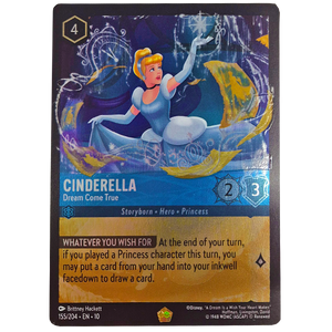 Disney Lorcana TCG - Cinderella Dream Come True - 155/204 - Cold Foil