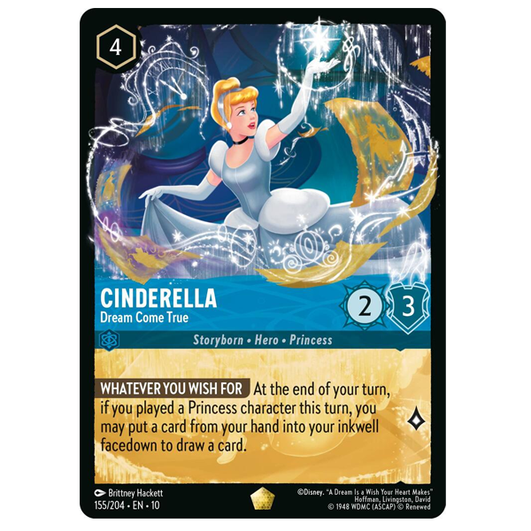 Disney Lorcana TCG - Cinderella Dream Come True - 155/204