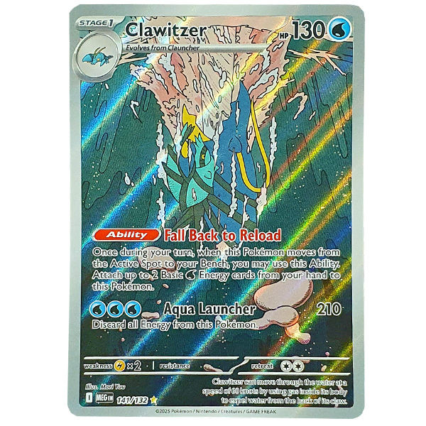 POKÉMON TCG - Clawitzer Illustration Rare - 141/132