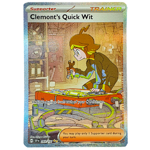 POKÉMON TCG - Clemont's Quick Wit Special Illustration Rare - 243/191