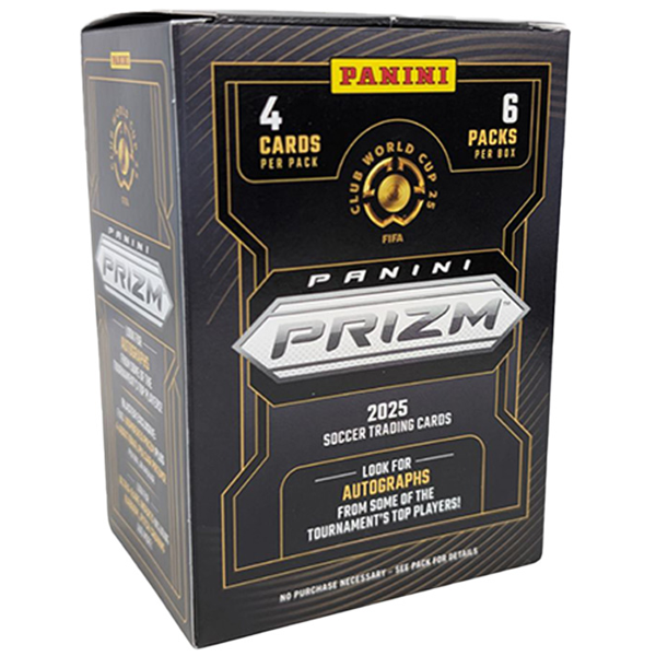 FIFA - 2025 Panini Prizm FIFA Club World Cup Soccer Trading Cards - Blaster Box
