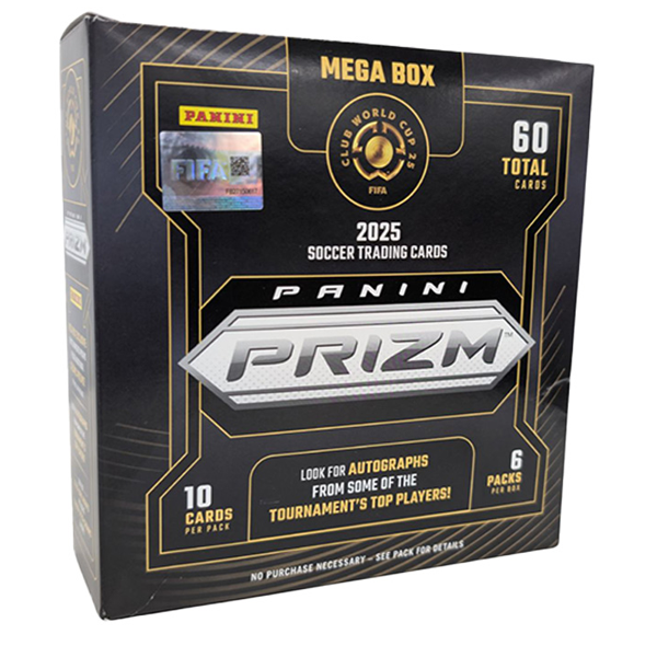 FIFA - 2025 Panini Prizm FIFA Club World Cup Soccer Trading Cards - Mega Box