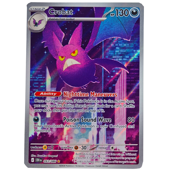 POKÉMON TCG - Crobat Illustration Rare - 093/086