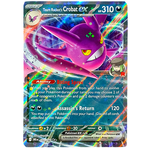 POKÉMON TCG - Team Rocket's Crobat ex Ultra Rare - 122/182
