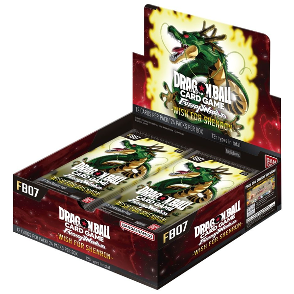 Dragon Ball Super Card Game - Fusion World Wish For Shenron FB07 - Sealed Booster Box