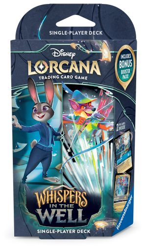 PRE-ORDER Disney Lorcana TCG - Whispers in the Well - Starter Deck (Sapphire & Steel) - PRE-ORDER