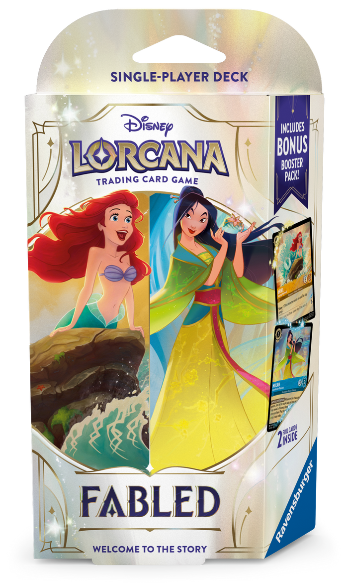 PRE-ORDER Disney Lorcana TCG - Fabled - Starter Deck (Amber & Sapphire) - PRE-ORDER