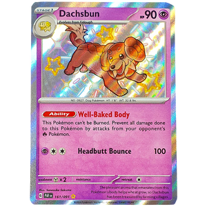 POKÉMON TCG - Dachsbun Shiny Rare - 161/091