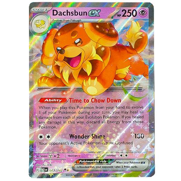 POKÉMON TCG - Dachsbun EX Ultra Rare - 067/142