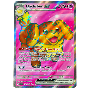 POKÉMON TCG - Dachsbun EX Full Art Secret Rare - 160/142