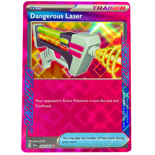 POKÉMON TCG - Dangerous Laser Ace Rare - 058/064