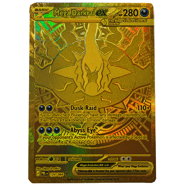 POKÉMON TCG - Mega Darkrai ex Mega Hyper Rare - 120/084