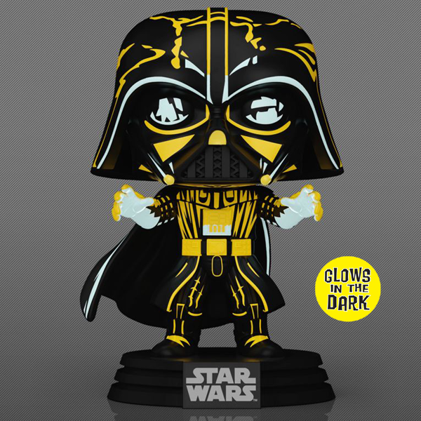 Star Wars Retro Series - Darth Vader Glow Exclusive Pop! Vinyl Figure