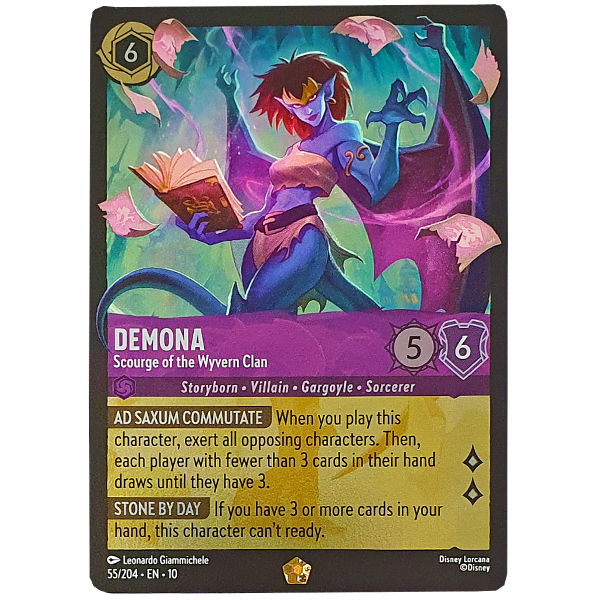 Disney Lorcana TCG - Demona Scourge of the Wyvern Clan - 55/204 - Cold Foil