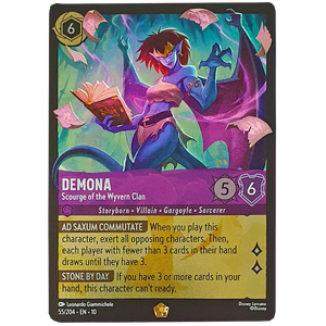 Disney Lorcana TCG - Demona Scourge of the Wyvern Clan - 55/204 - Cold Foil