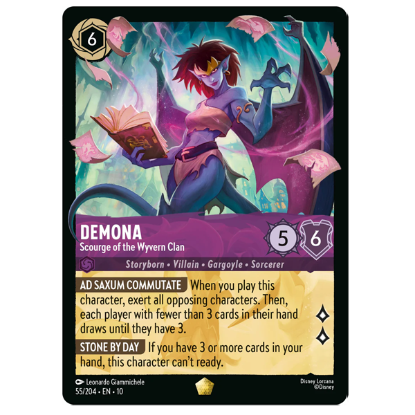 Disney Lorcana TCG - Demona Scourge of the Wyvern Clan - 55/204