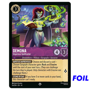 Disney Lorcana TCG - Demona Imperious Spellcaster - 56/204 - Cold Foil