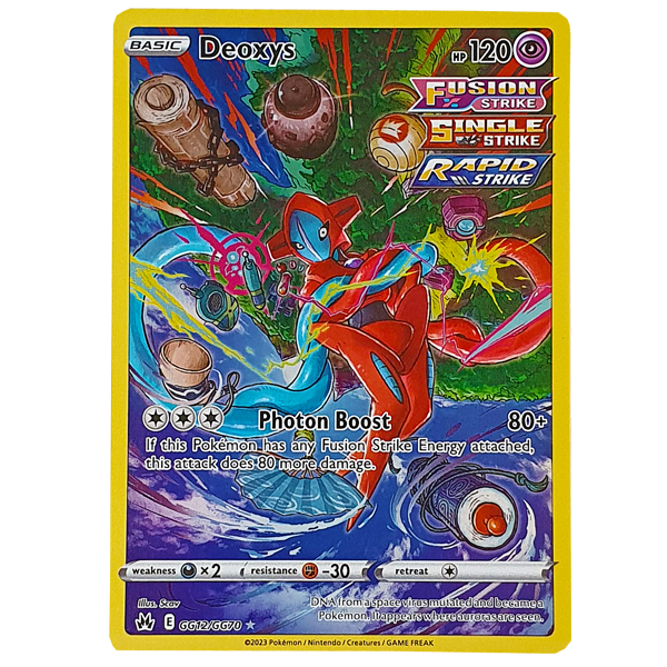 POKÉMON TCG - Deoxys Holo Rare - GG12/GG70