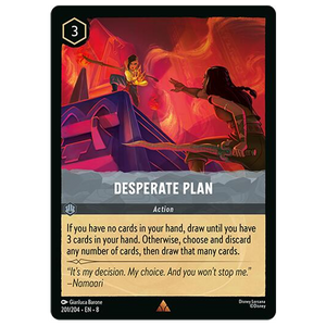 Disney Lorcana TCG - Desperate Plan - 201/204