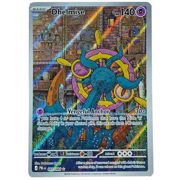 POKÉMON TCG - Dhelmise Illustration Rare - 091/084