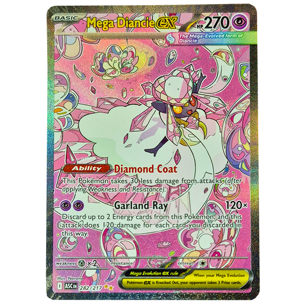 POKÉMON TCG - Mega Diancie ex Special Illustration Rare - 282/217