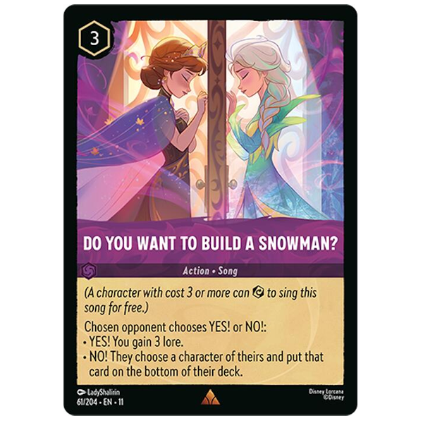 Disney Lorcana TCG - Do You Want To Build A Snowman? - 61/204