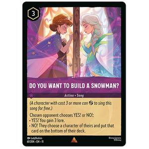 Disney Lorcana TCG - Do You Want To Build A Snowman? - 61/204