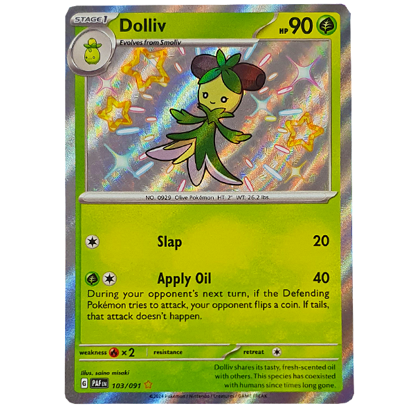 POKÉMON TCG - Dolliv Shiny Rare - 103/091