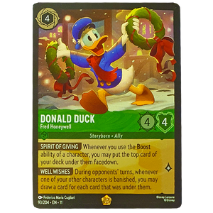 Disney Lorcana TCG - Donald Duck Fred Honeywell - 93/204 - Cold Foil