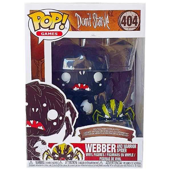 Don't Starve - Webber and Warrior Spider Pop! Vinyl Figure