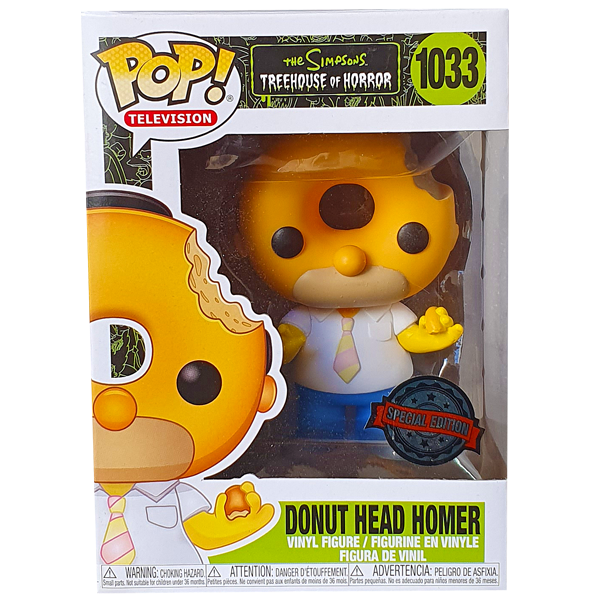 The Simpsons Treehouse of Horror - Donut Head Homer Exclusive Pop! Vinyl Figure