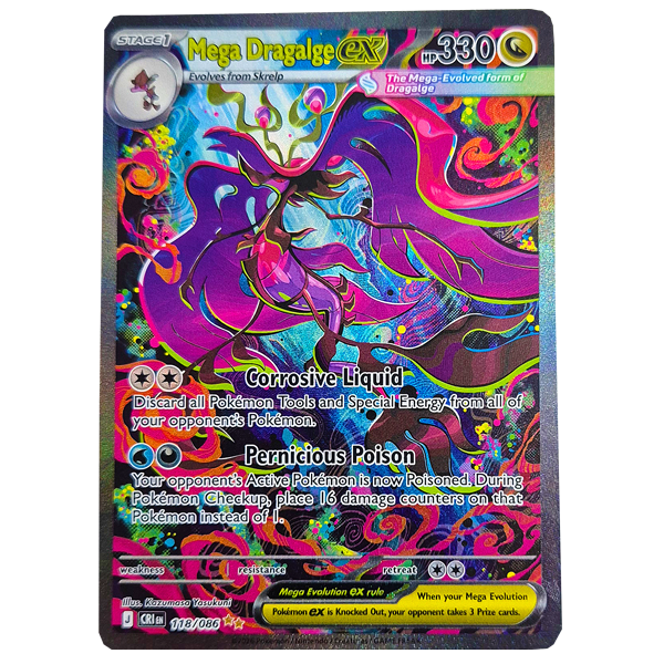 POKÉMON TCG - Mega Dragalge ex Special Illustration Rare - 118/086