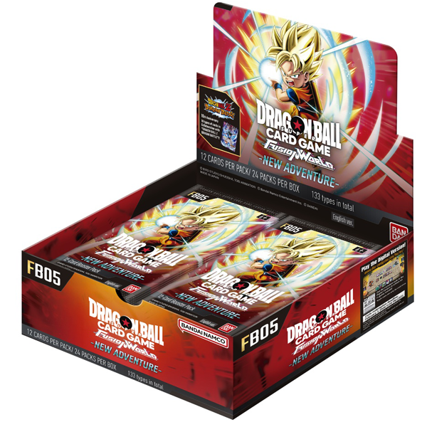 Dragon Ball Super Card Game - Fusion World New Adventure FB05 - Sealed Booster Box