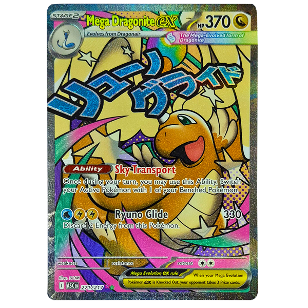 POKÉMON TCG - Mega Dragonite ex Mega Attack Rare - 271/217