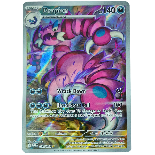 POKÉMON TCG - Drapion Illustration Rare - 097/088